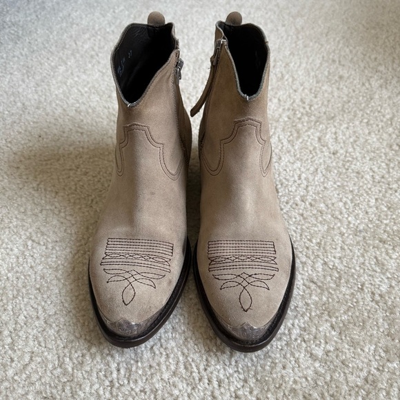 Golden Goose Young Suede Cowboy Boots Size EU37/US 6.5 - Picture 2 of 9